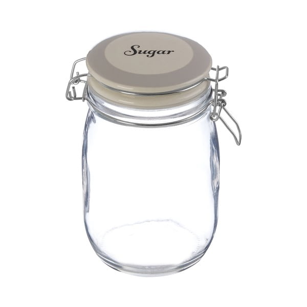 Steklena posoda za shranjevanje za sladkor Grocer – Premier Housewares-image-1