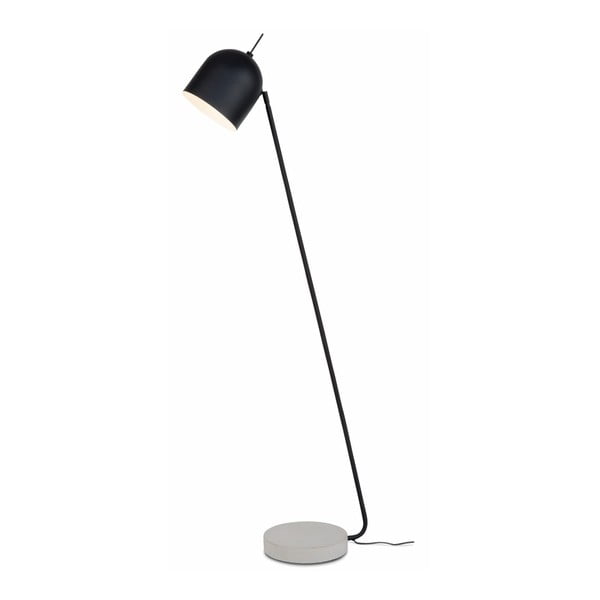 Črna/siva stoječa svetilka s kovinskim senčnikom (višina 147 cm) Madrid – it's about RoMi
