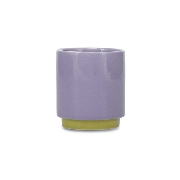 Zelena/vijolična skodelica iz kamenine 270 ml Duo – ONA