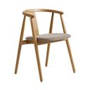Bež/naraven jedilni stol Relate – Unique Furniture