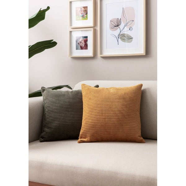 Prevleke za blazino v kompletu 2 ks iz rebrastega žameta 43x43 cm – Mioli Decor-image-1