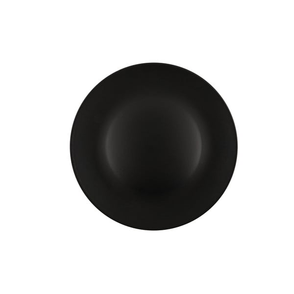 Mat črni keramični krožniki v kompletu 6 ks ø 25 cm – Hermia-image-2