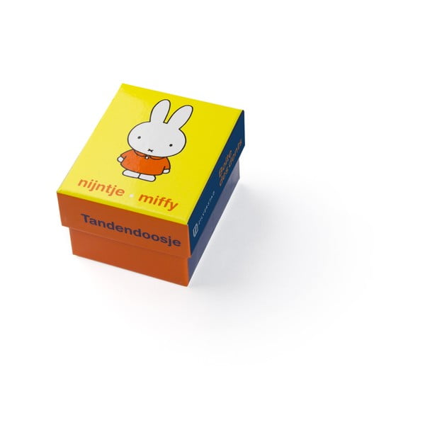 Kovinska škatlica za prvi mlečni zob v sijajno srebrni barvi ø 4x6 cm Miffy – Zilverstad-image-2