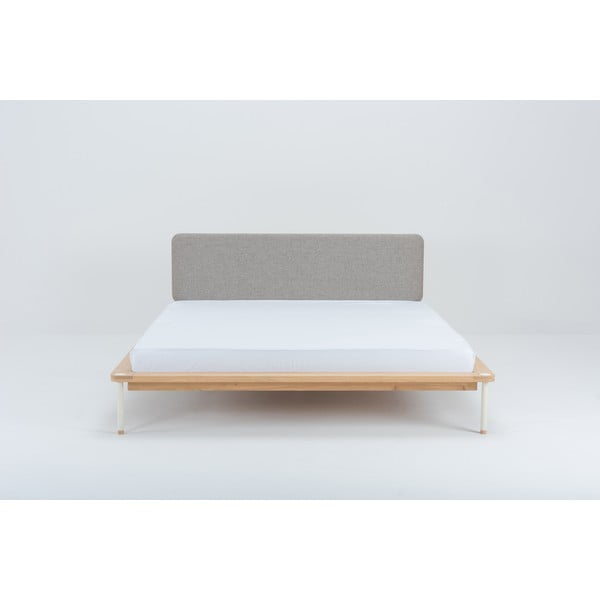 Postelja iz hrastovega lesa Gazzda Fina, 140 x 200 cm-image-1