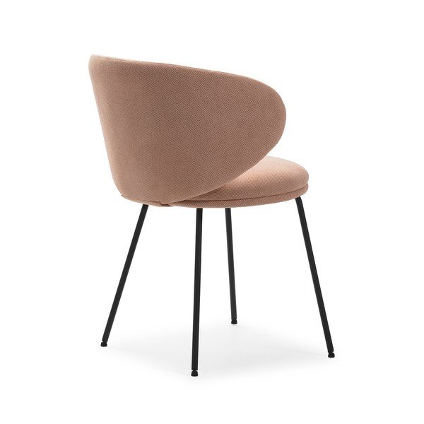 Svetlo rožnati oblazinjeni jedilni stoli v kompletu 2 ks Rush – Marckeric-image-4