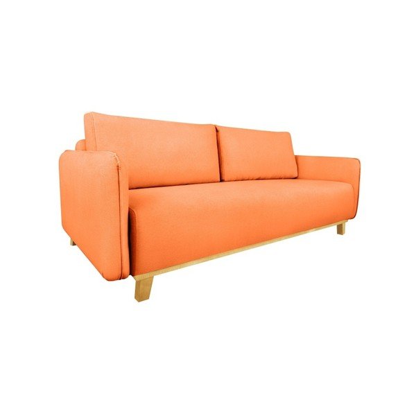 Oranžni trisedežni kavč Kooko Home Bebop-image-2
