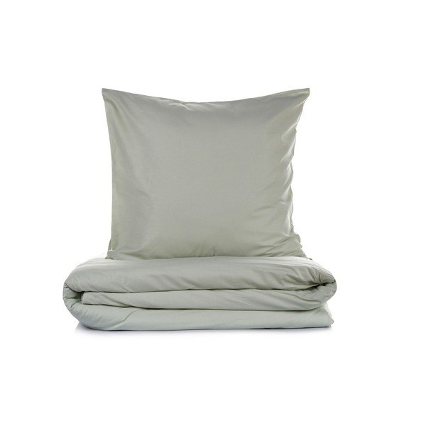 Žajbljevo zelena enojna posteljnina 200x140 cm Plain  – Mijolnir
