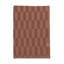 Rjava bombažna brisača 50x95 cm Geo - Mette Ditmer Denmark