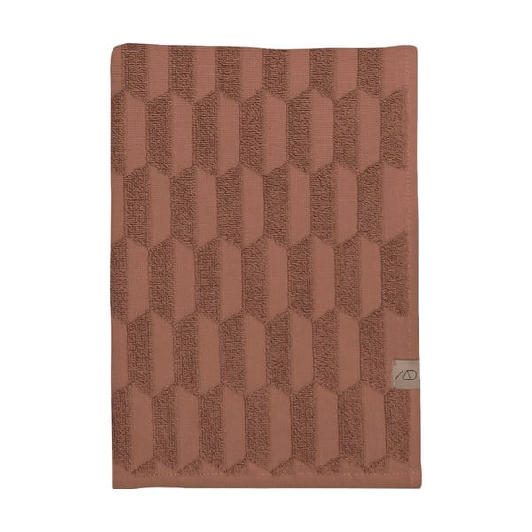 Rjava bombažna brisača 50x95 cm Geo - Mette Ditmer Denmark