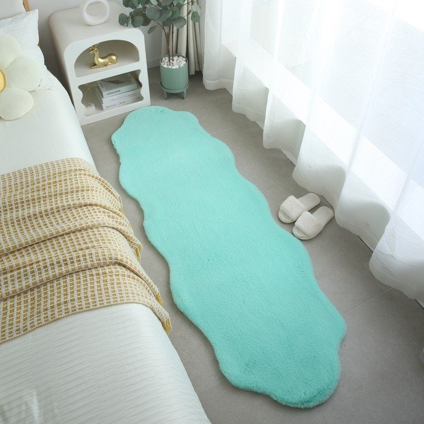 Mentolno zeleno sintetično krzno 60x180 cm Caty – Ayyildiz Carpets-image-2