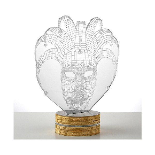 3D namizna svetilka Glam Mask-image-1