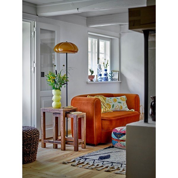 Rumena steklena vaza (višina 27 cm) Limone – Bloomingville-image-1