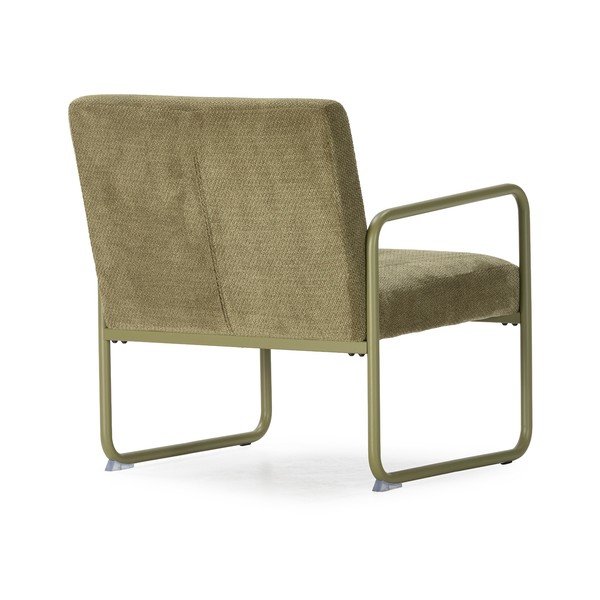 Zelen fotelj iz šenilje Vince – MOME-image-4