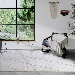 Kremno bela preproga 120x170 cm Perrotin Cream White – Elle Decoration