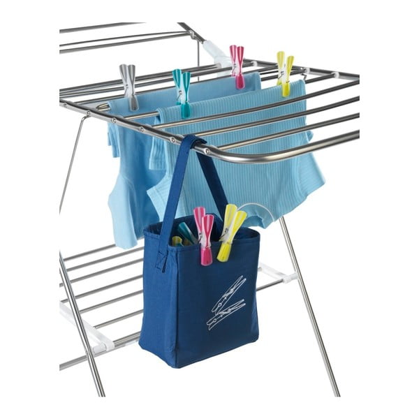 Modra viseča košara Wenko Peg za perilo-image-3