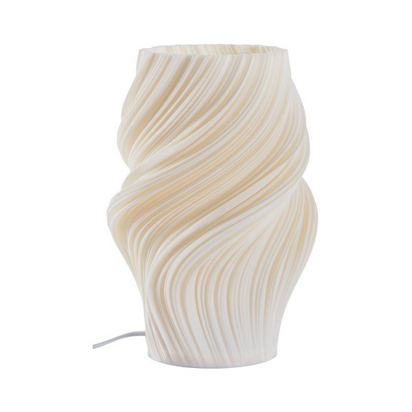 Bela plastična namizna svetilka (višina 27 cm) Calais – Jotex