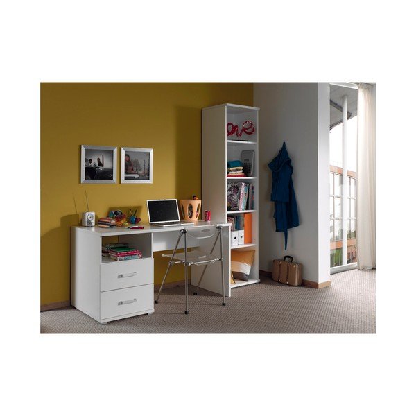 Bela delovna miza Vipack Milan-image-1