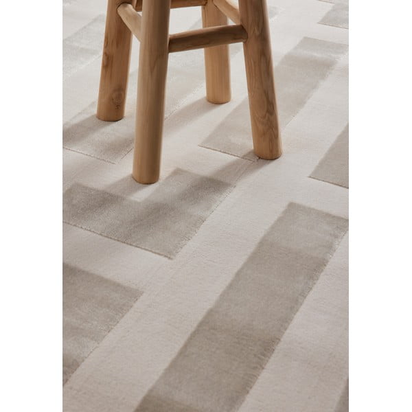 Siva/kremno bela preproga 160x235 cm Perles Onyx – Elle Decoration-image-4