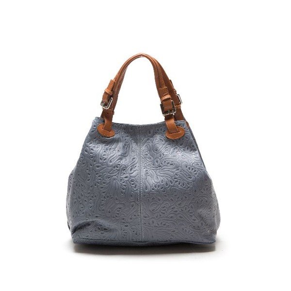 Usnjena torbica Anna Luchini 2121 Grigio-image-1