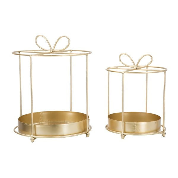 Komplet 2 mizic za shranjevanje v zlati barvi Mauro Ferretti Gift Glam