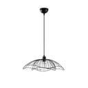 Črna viseča svetilka s kovinskim senčilom ø 50 cm Farac – Opviq lights