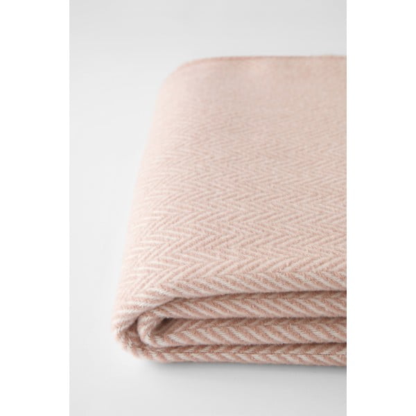 Rožnata pletenina z bombažem Euromant Skyline, 140 x 180 cm-image-1