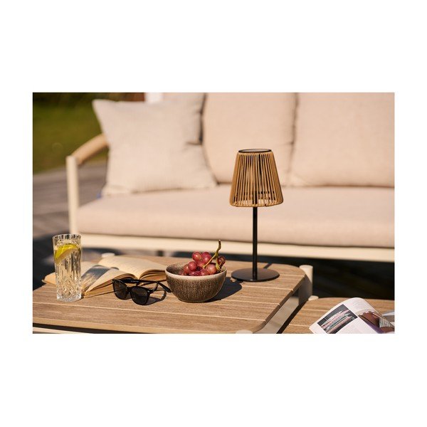 LED namizna prenosljiva zunanja svetilka s solarnim panelom ø 14 cm Salford – House Nordic-image-3