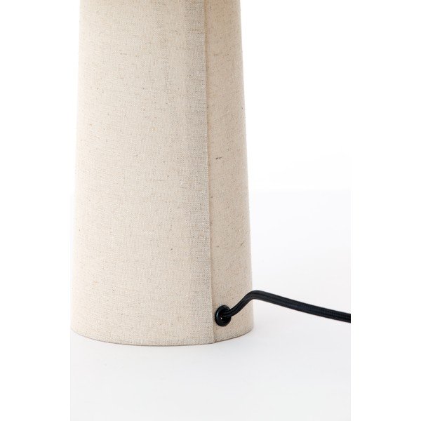 Bela namizna svetilka s tekstilnim senčilom (višina 50 cm) Musaby – Light & Living-image-2