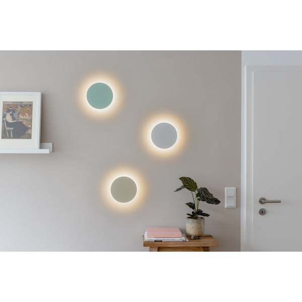 Svetlo rumena LED stenska svetilka s časovnikom in daljinskim upravljalnikom na USB ø 19 cm Dot – Remember-image-2