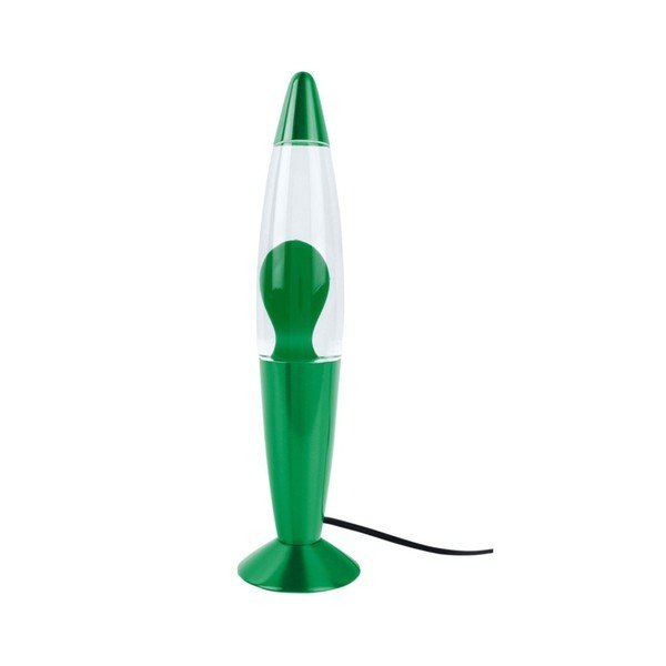 Zelena steklena lava svetilka (višina 35,5 cm) Funky Rocket Lava – Leitmotiv