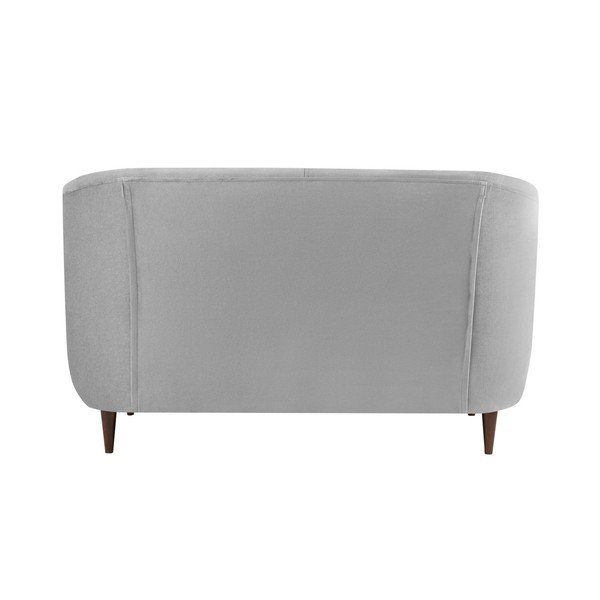 Siva žametna zofa Kooko Home Glam, 125 cm-image-2