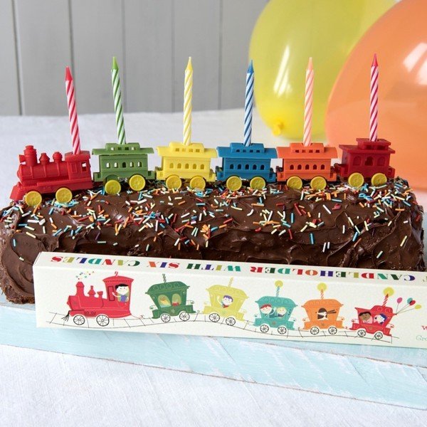 Komplet 6 stojal za svečke za torte Rex LondonTrain-image-3