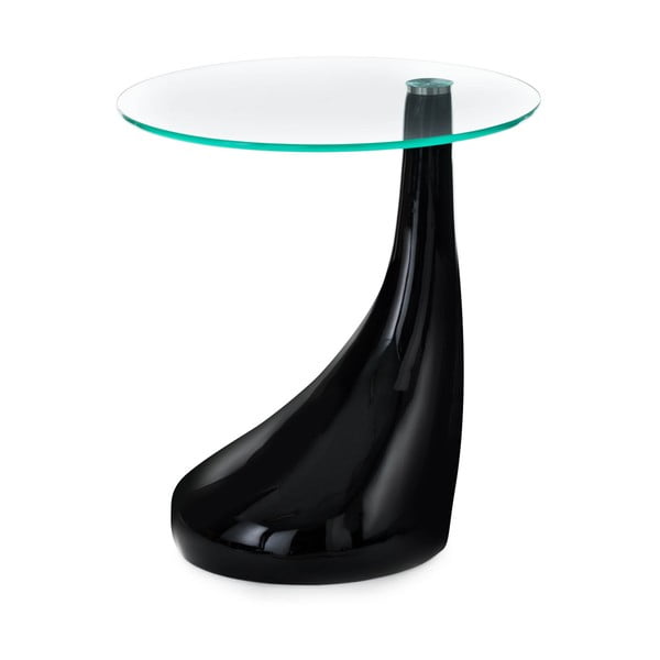 Okrogla mizica s steklenim vrhom ø 45 cm Pop - Tomasucci