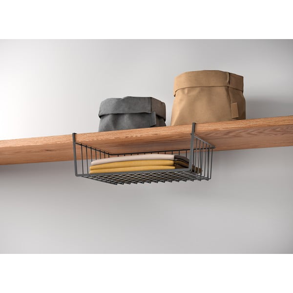 Viseča košara iz nerjavečega jekla 26x40 cm Kanguro – Metaltex-image-1