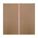 Vrata v hrastovem dekorju za modularni sistem polic 2 kos 32x66 cm Mistral Kubus - Hammel Furniture