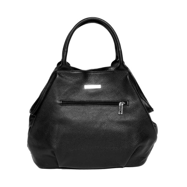 Črna usnjena torbica Renata Corsi Paola