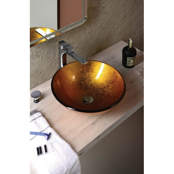 Stoječa armatura za umivalnik v sijajno srebrni barvi Spy – Sapho-image-4