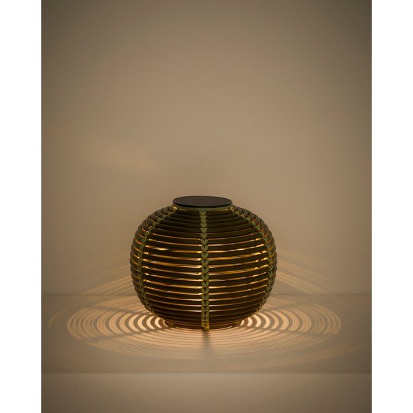 LED namizna/prenosljiva zunanja svetilka s solarnim panelom/na USB ø 25 cm Garoina – Kave Home-image-2