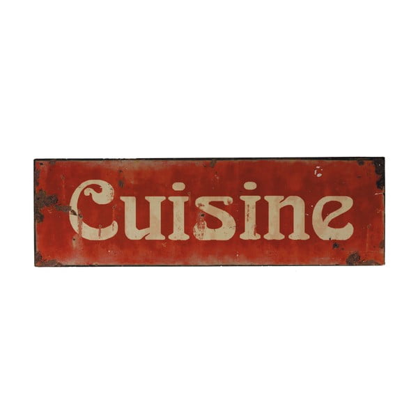Kovinski znak Antic Line Cuisine, 49 x 15 cm