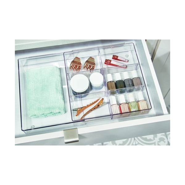 Plastičen organizator za predal Crystalline – iDesign/The Home Edit-image-1