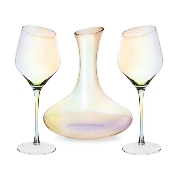 Komplet 2 kozarcev in vrča za vino Orion Exclusive Luster