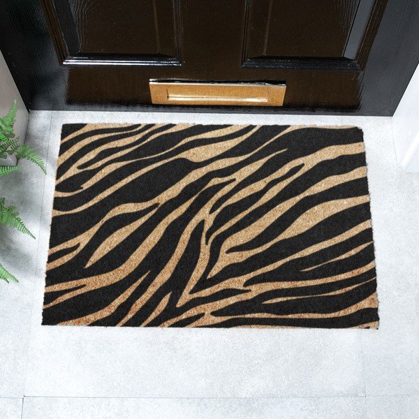 Predpražnik iz kokosovih vlaken 40x60 cm Zebra – Artsy Doormats-image-2