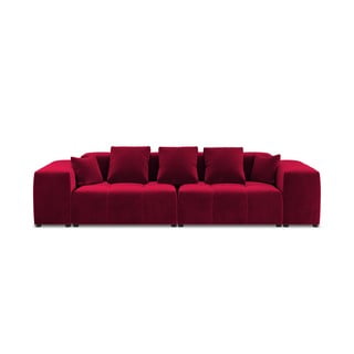 Rdeči žametni kavč 320 cm Rome Velvet - Cosmopolitan Design 
