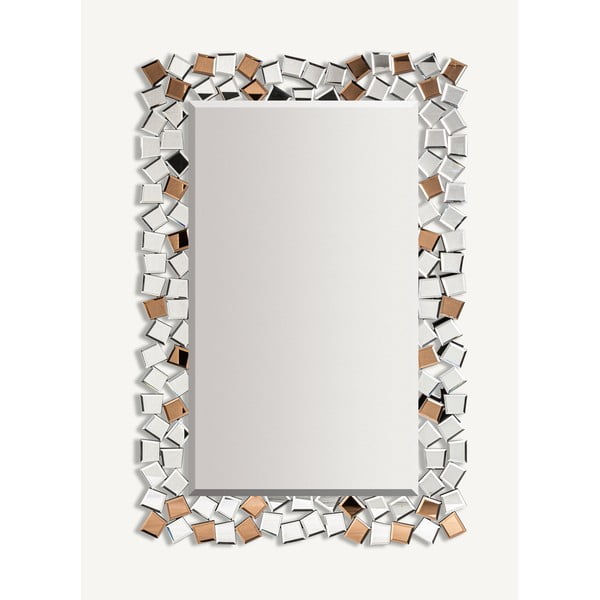 Stensko ogledalo 80x120 cm Cubes – Burkina