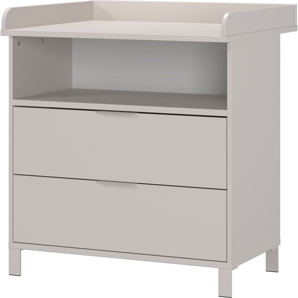 Kremno bela otroška komoda s previjalnim pultom 89x102x77 cm Alkmaar – Germania-image-2