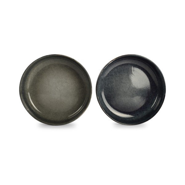 Zelen/moder servirni krožnik iz kamenine ø 28 cm Meridian – Salt&Pepper-image-3