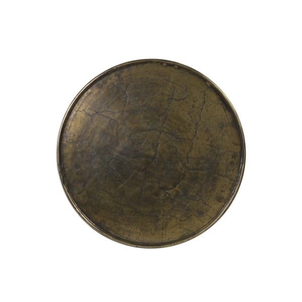 Kovinska okrogla mizica v bronasti barvi ø 67,5 cm Babina – Light & Living-image-4