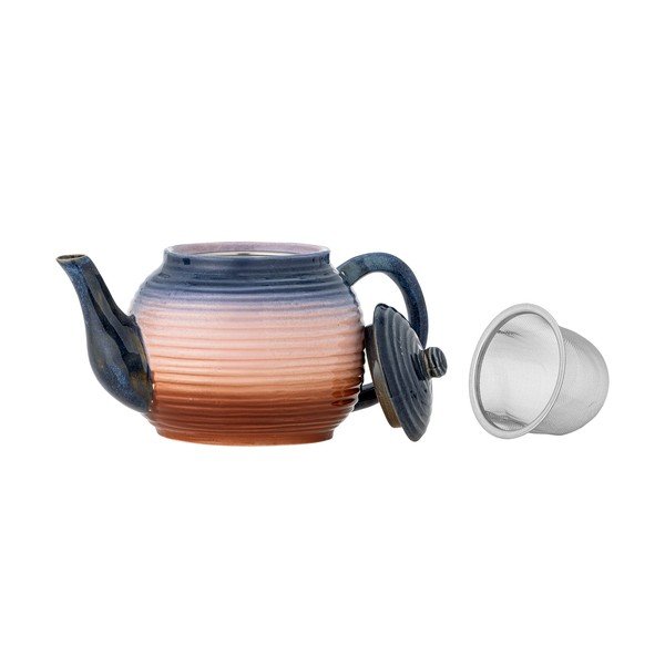 Moder/oranžen keramičen čajnik s cedilom 890 ml Tatum – Bloomingville-image-4