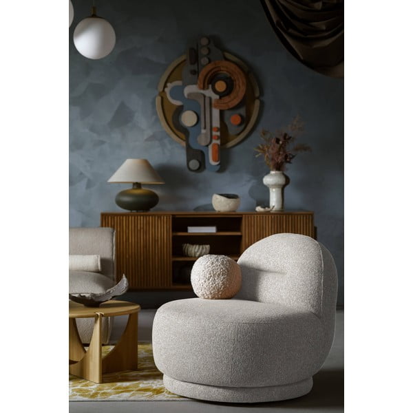 Svetlo siv fotelj Ovo – Miuform-image-4