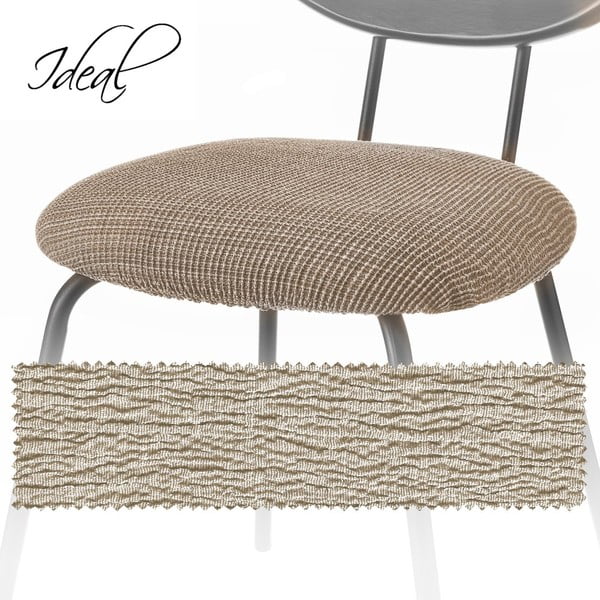 Rjava raztegljiva prevleka za stol Ideal – Casa Selección-image-3